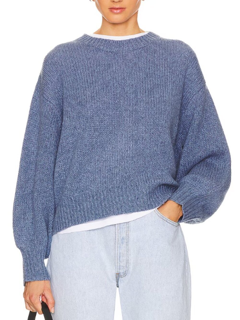 The Great The Bubble Pullover Lambswool Riverbed Size (0/XS)